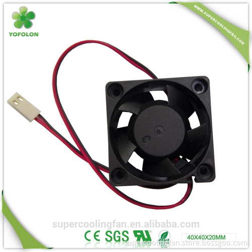40x40x20mm mini dc fan 12V 24V sleeve bearing high rpm dc cooling fan